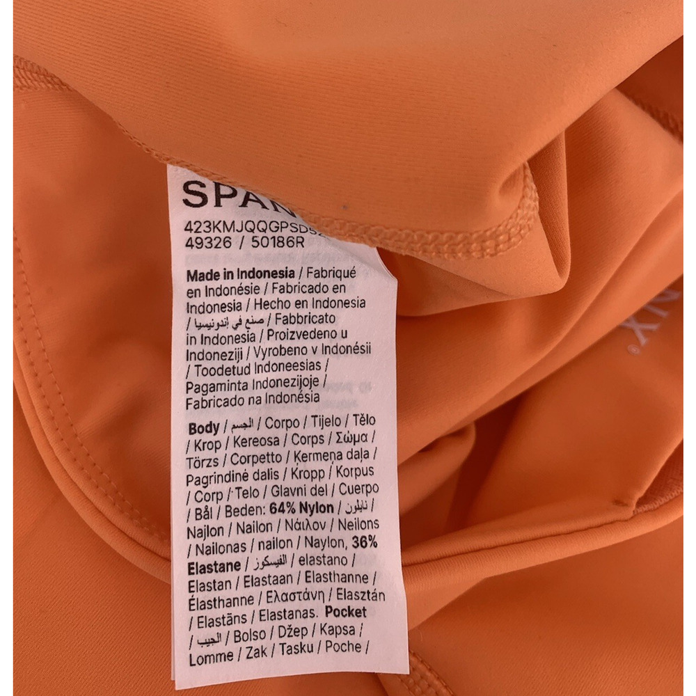NWT Spanx Booty Boost Active 7/8 Leggings In Nectarine Orange Size 2X - Picture 9 of 15